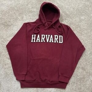 Classic Harvard University Crimson Hoodie Small Ivy League Sweatshirt